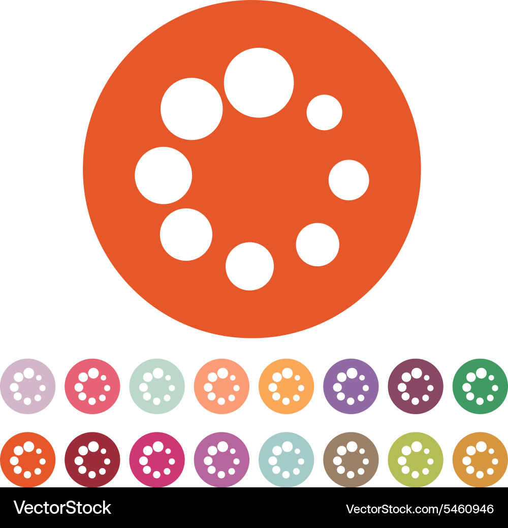 Loading icon load symbol flat vector image