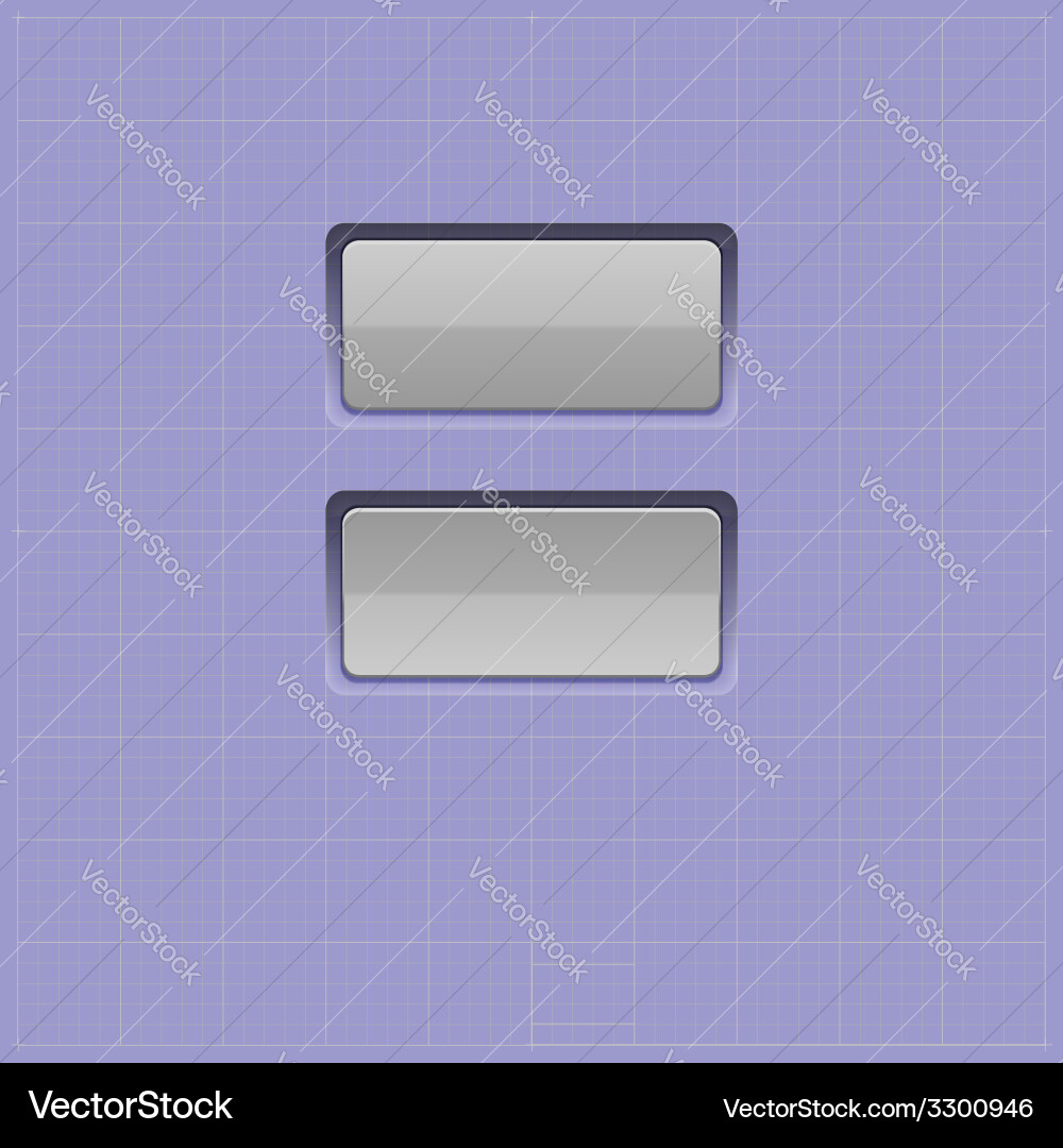 Modern Button Set vector image