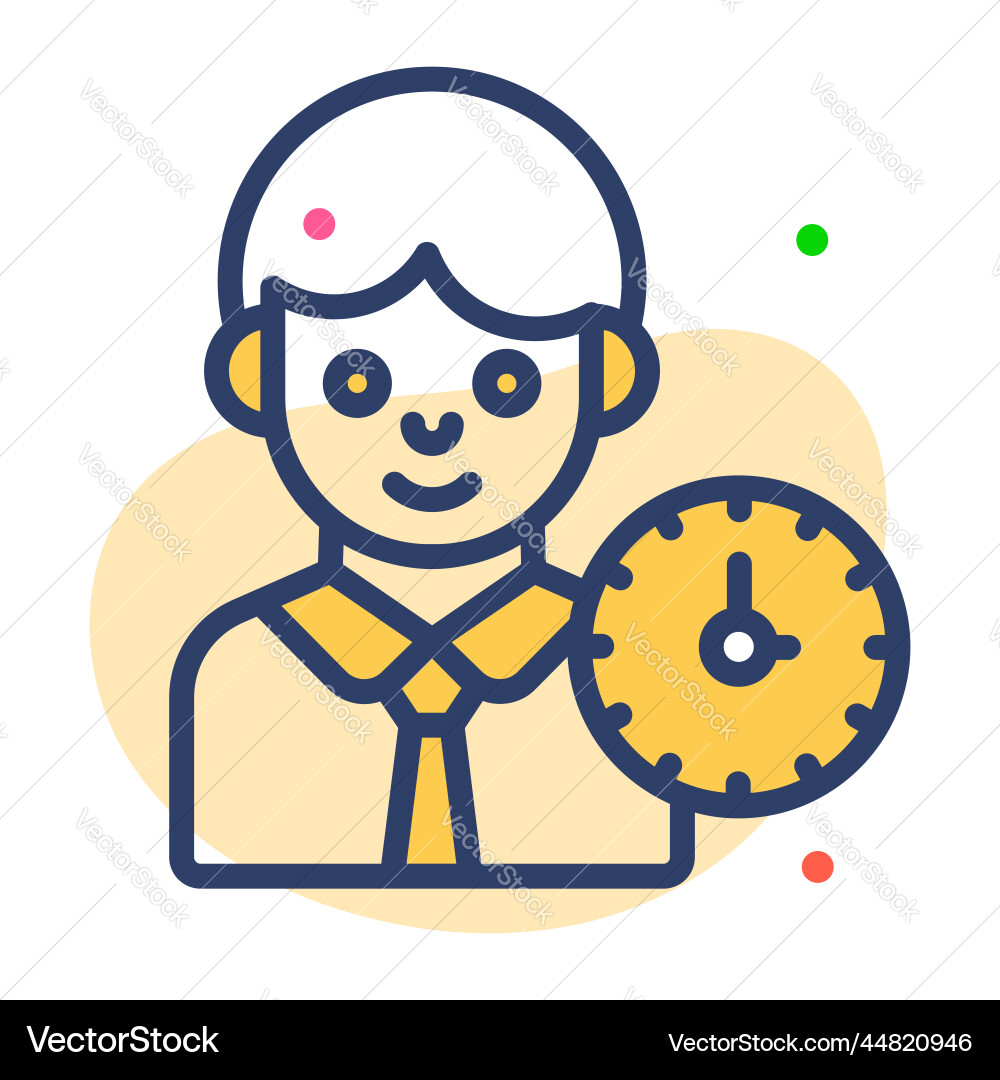Schedule icon user interface as a simple sign Vector Image