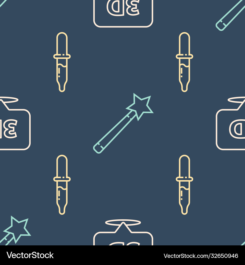 Set line speech bubble with text 3d pipette Set line speech bubble with text 3d pipette vector image