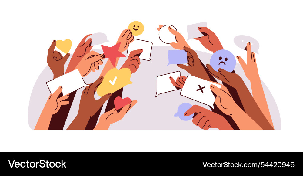 Split society concept two opposite social groups Split society concept two opposite social groups vector image