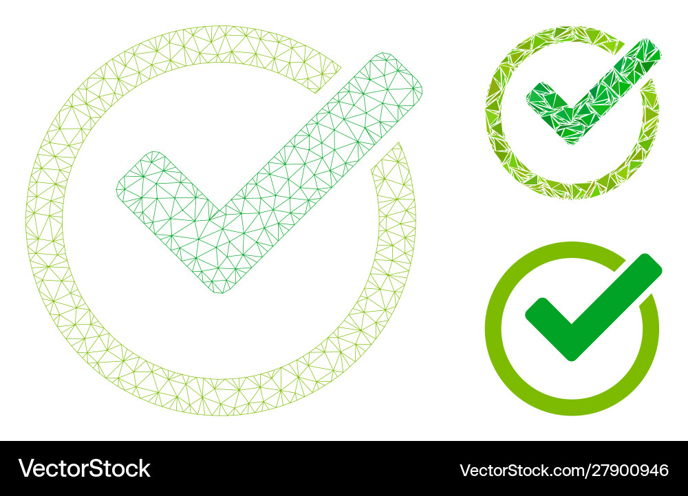 Validity mesh network model and triangle Validity mesh network model and triangle vector image