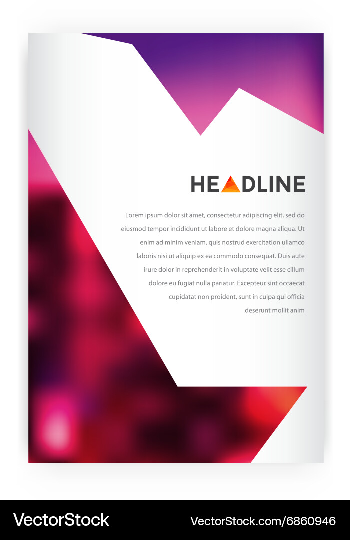 Visual identity with letter logo elements style vector image