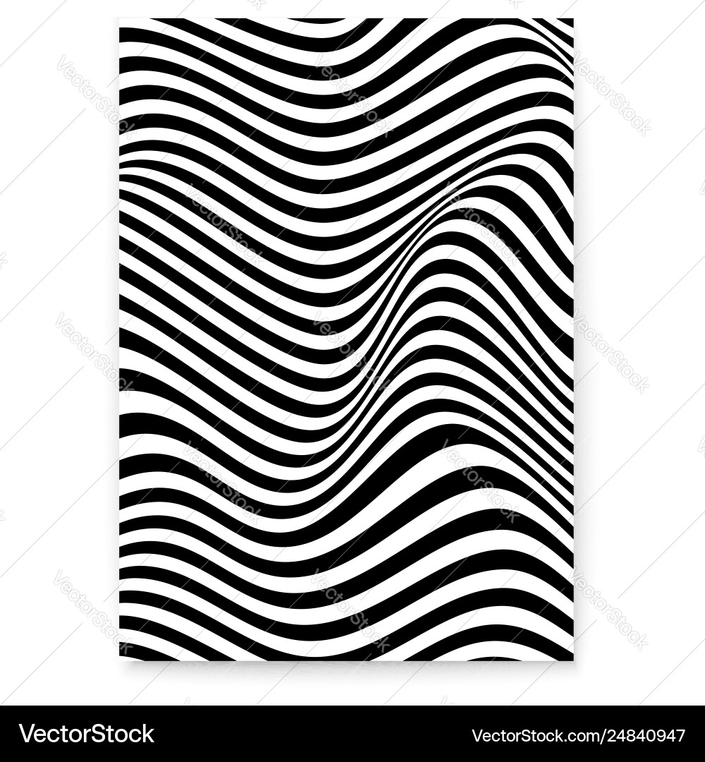 Abstract layout with wavy twisted background Abstract layout with wavy twisted background vector image