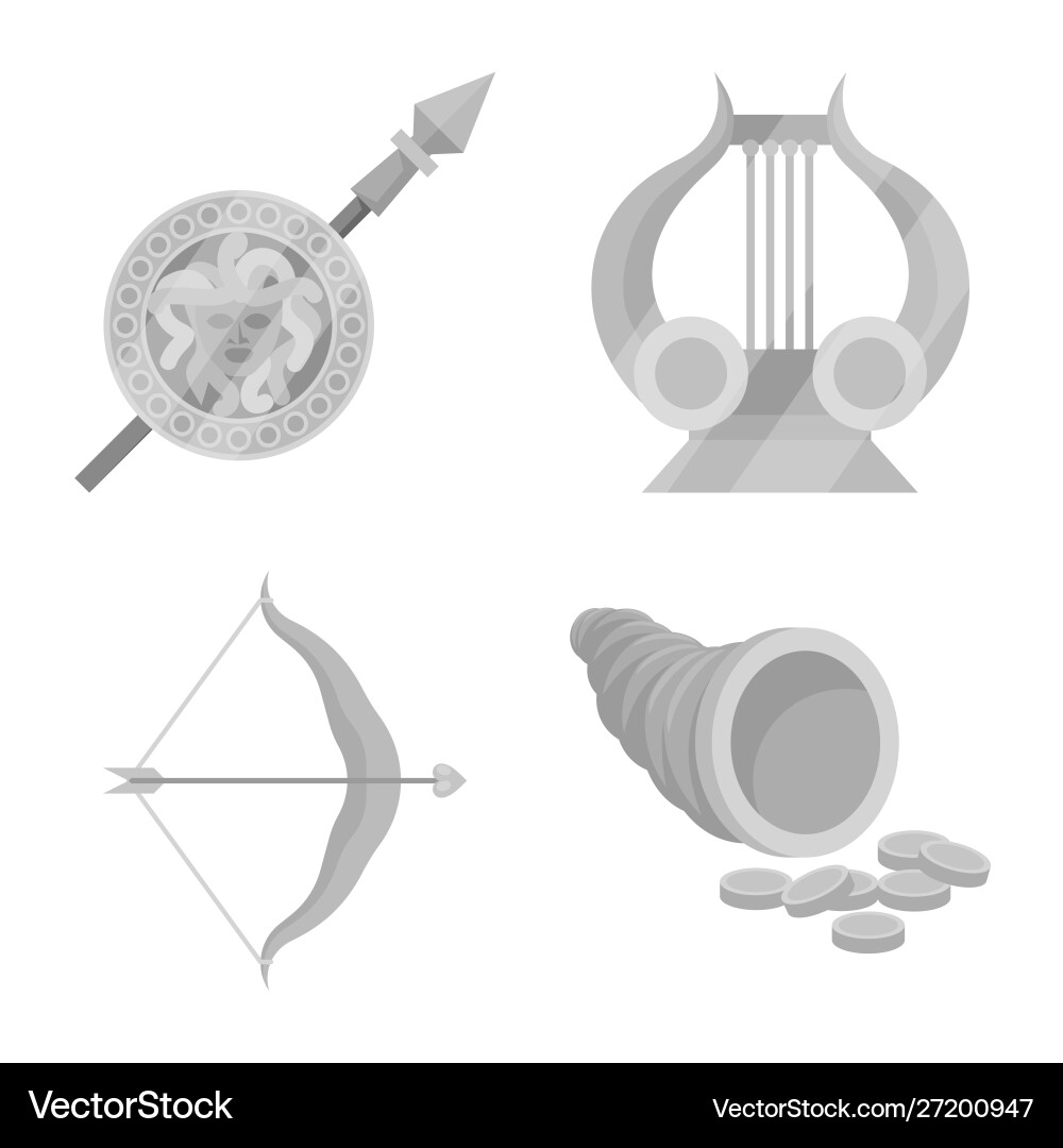 Isolated object ancient and culture icon Isolated object ancient and culture icon vector image