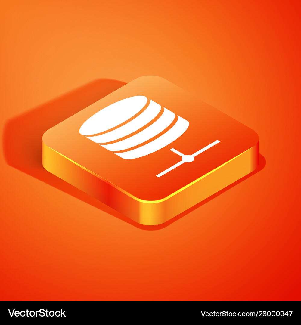 Isometric server data web hosting icon isolated Isometric server data web hosting icon isolated Vector Image