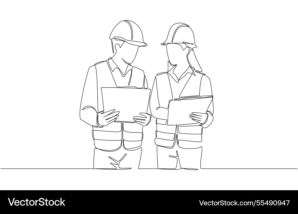 Logistiker diskutieren Arbeit Logistiker diskutieren Arbeit vektorbild
