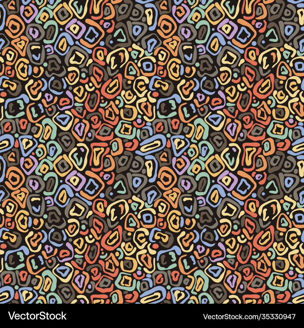 Seamless hand drawn coloring pattern creative Seamless hand drawn coloring pattern creative vector image