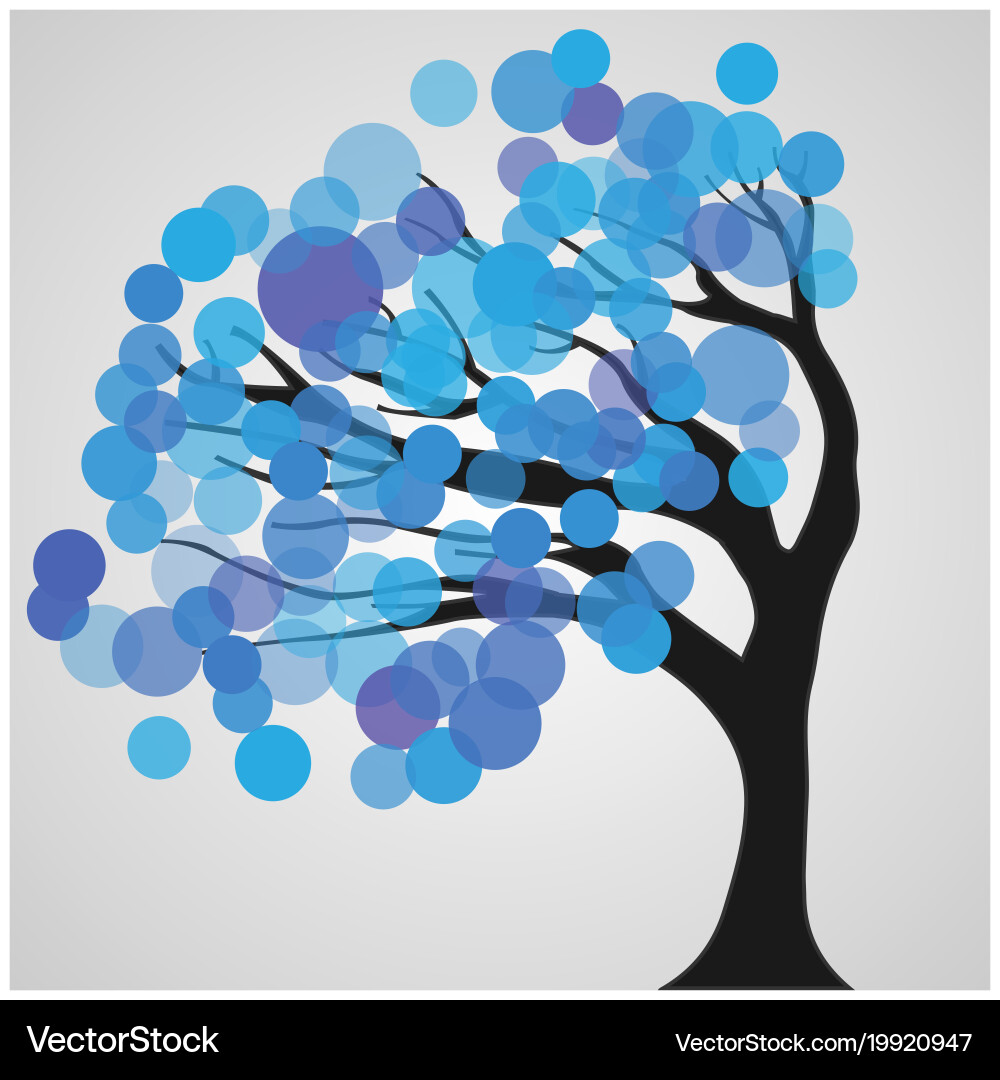 Tree abstraction Vector Image