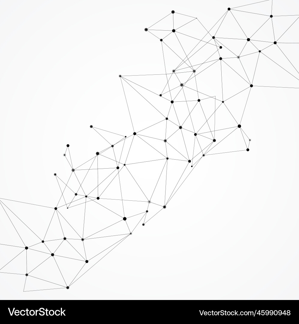 Abstract plexus big data background with dots Abstract plexus big data background with dots vector image