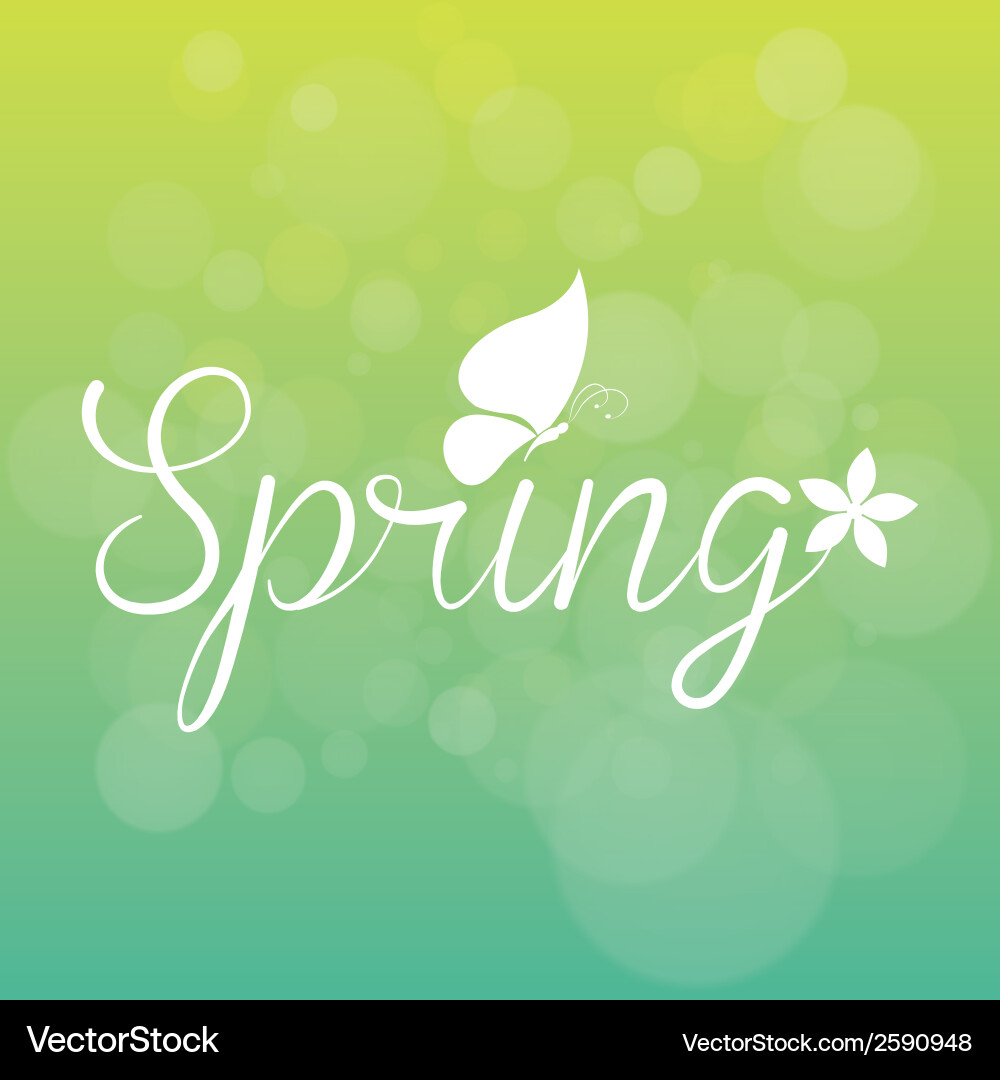 Abstract spring background with some special vector image