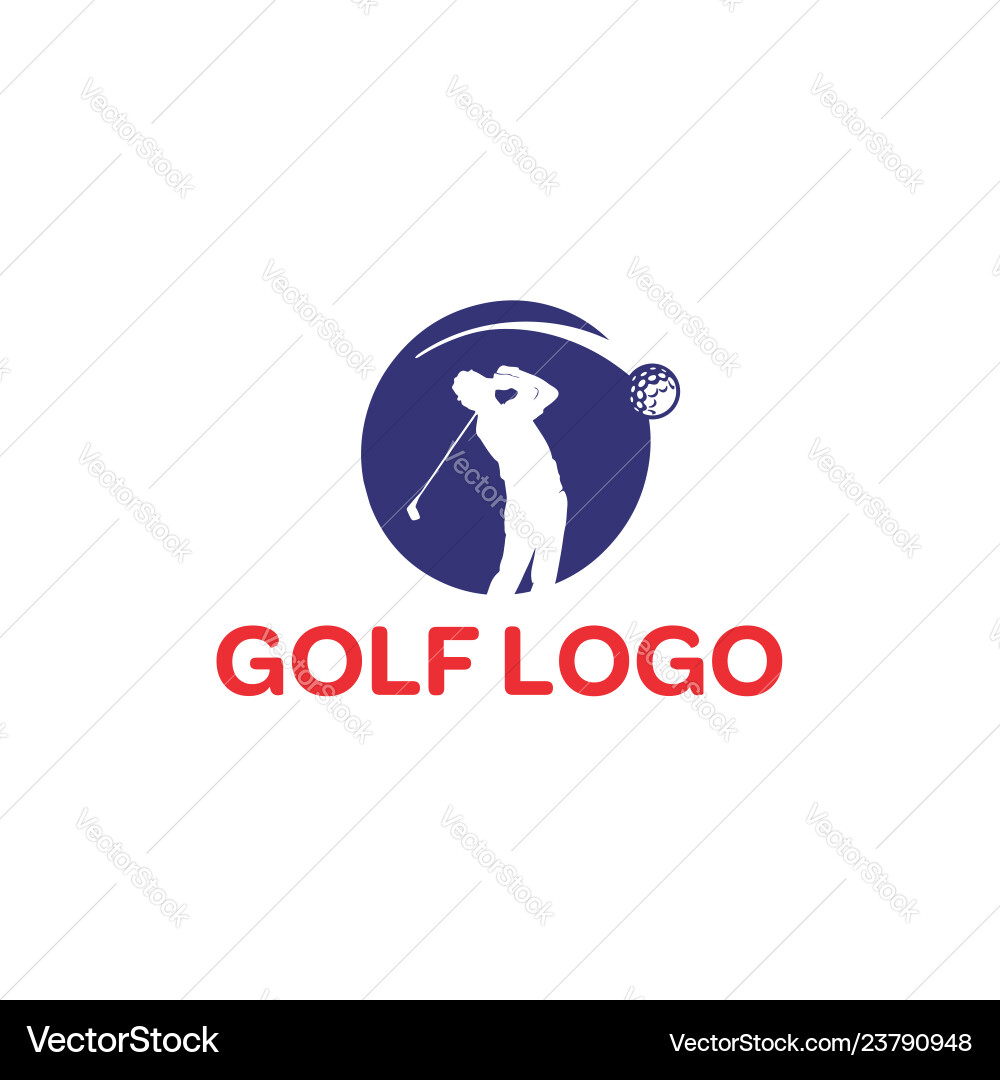 Golf Logo Collection vector image