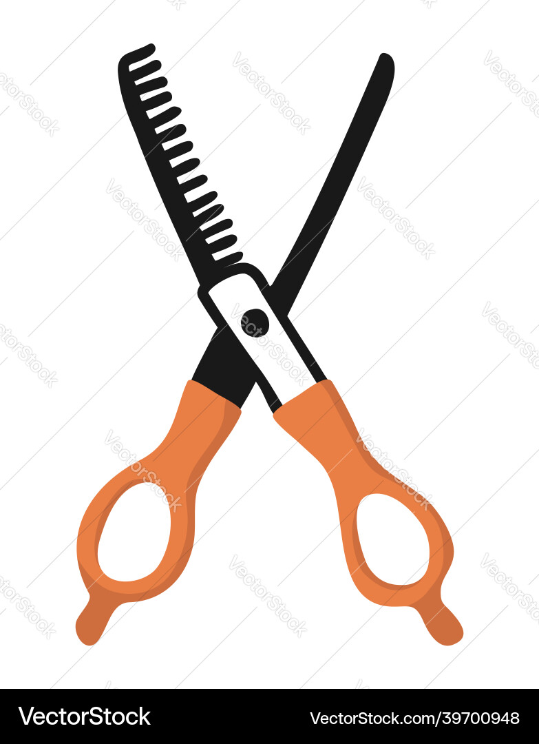 Isolated element a milling scissors Isolated element a milling scissors Vector Image