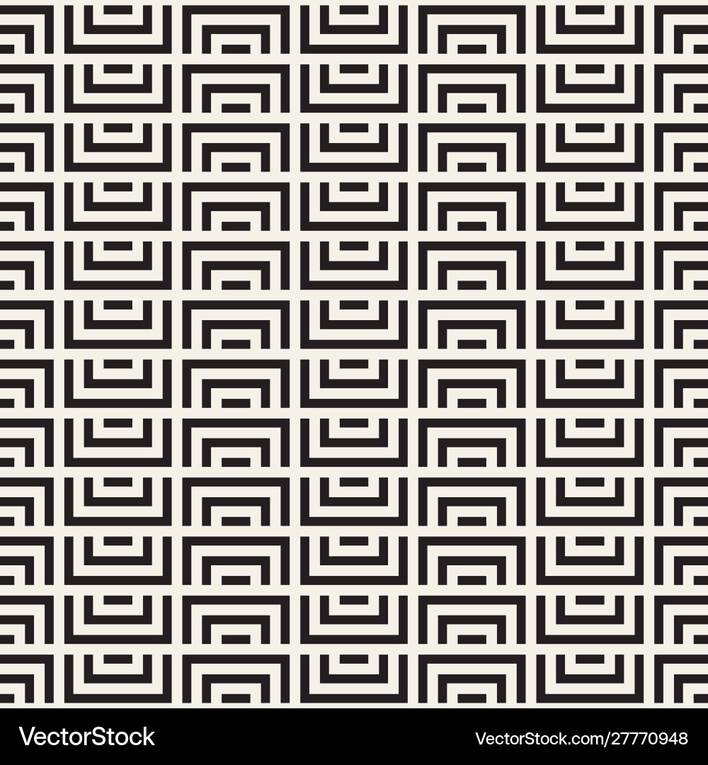 Modern Mosaic Line Pattern Vector Image