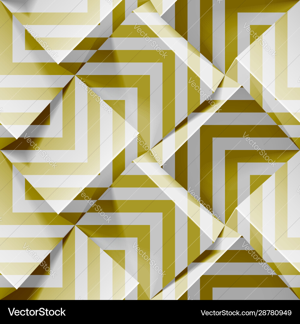 Light seamless geometric pattern realistic 3d Light seamless geometric pattern realistic 3d vector image