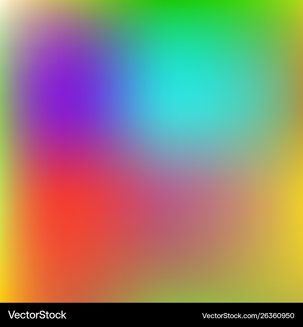 Gradient mesh painted in different colors vector image