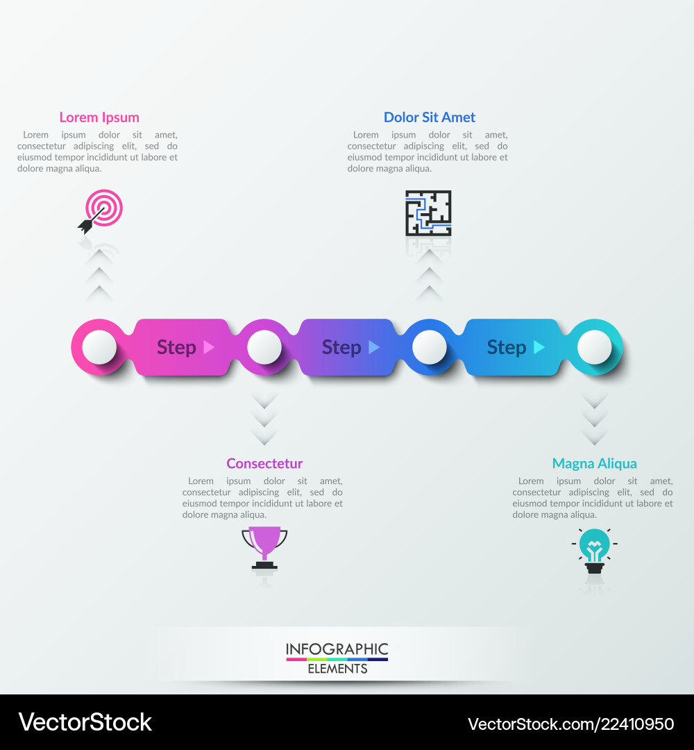 Moderne Infografik-Designvorlage Moderne Infografik-Designvorlage vektorbild