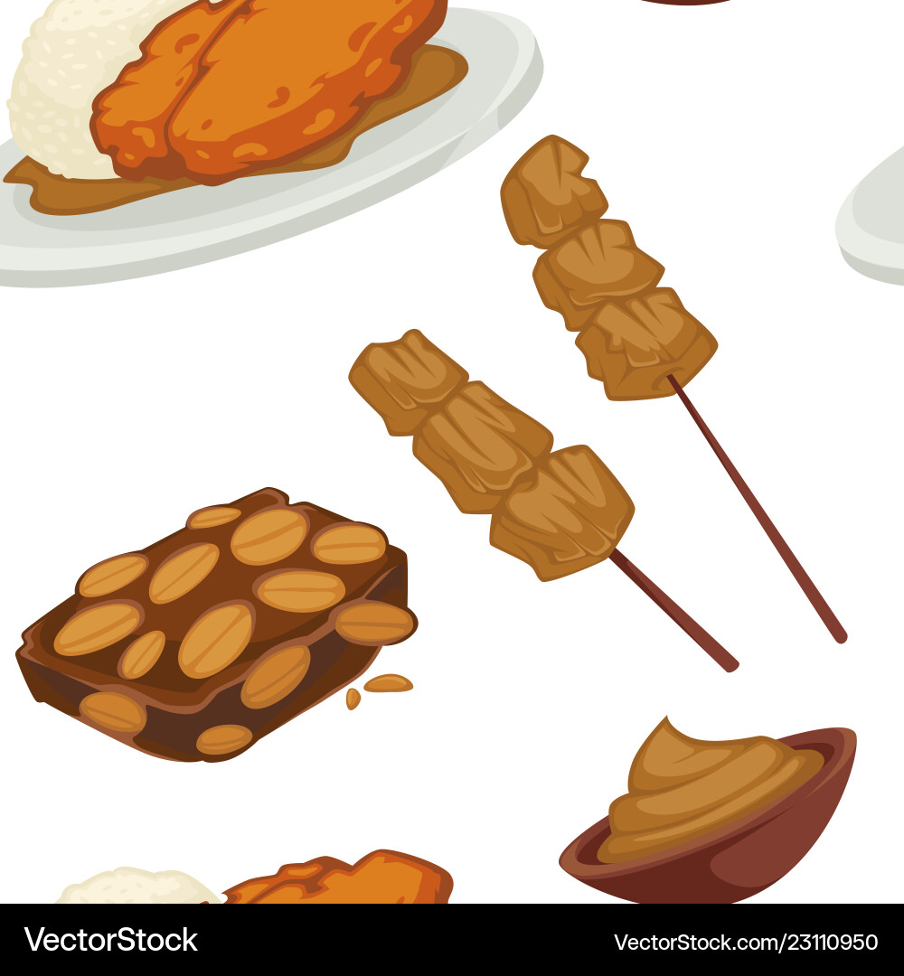 Peanut dishes of food or drinks and desserts Peanut dishes of food or drinks and desserts vector image