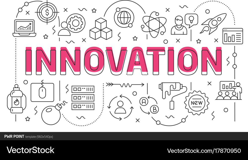 Power lines slides point template vector image