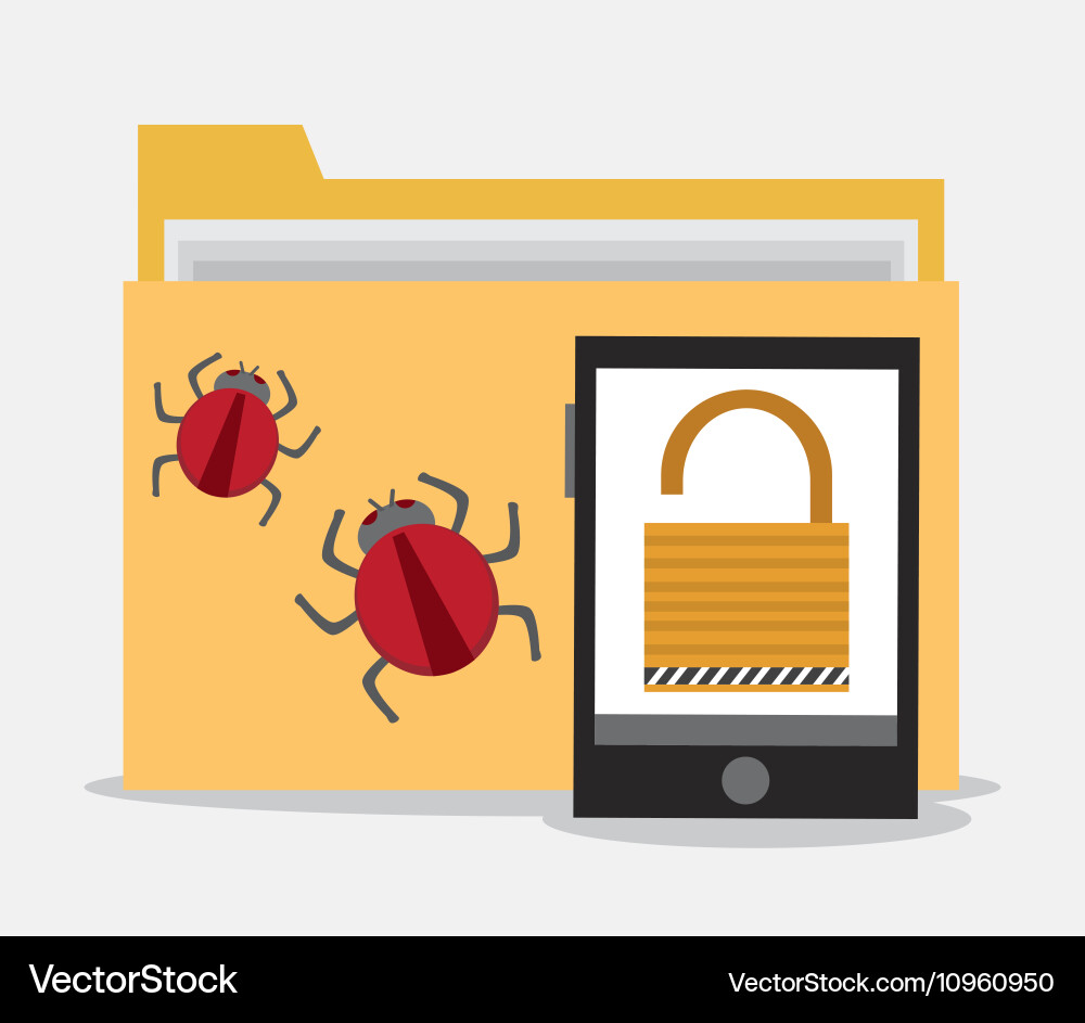 Security data and cyber system design Vector Image