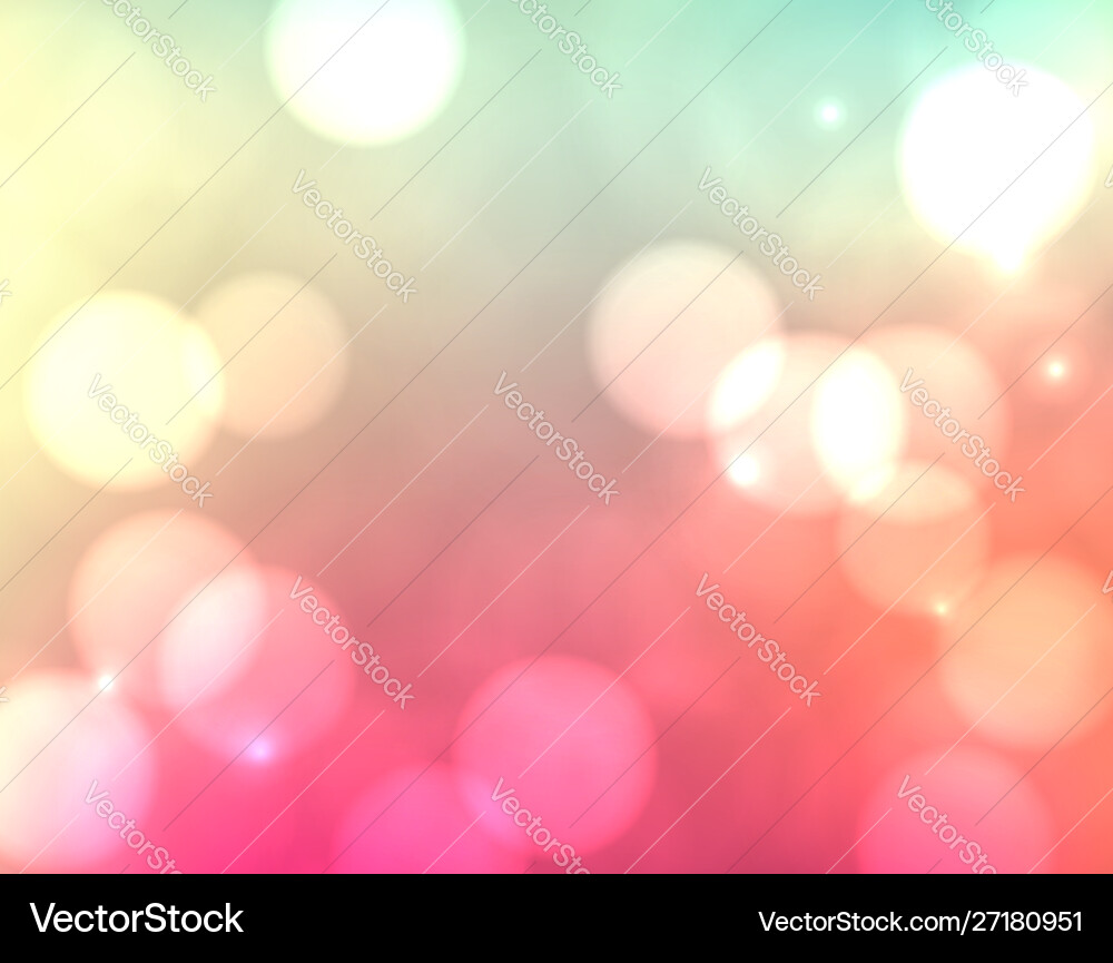 Abstract colorful blurred background with bokeh Abstract colorful blurred background with bokeh vector image