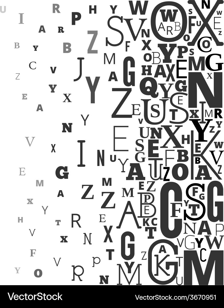 Alphabet background Vector Image