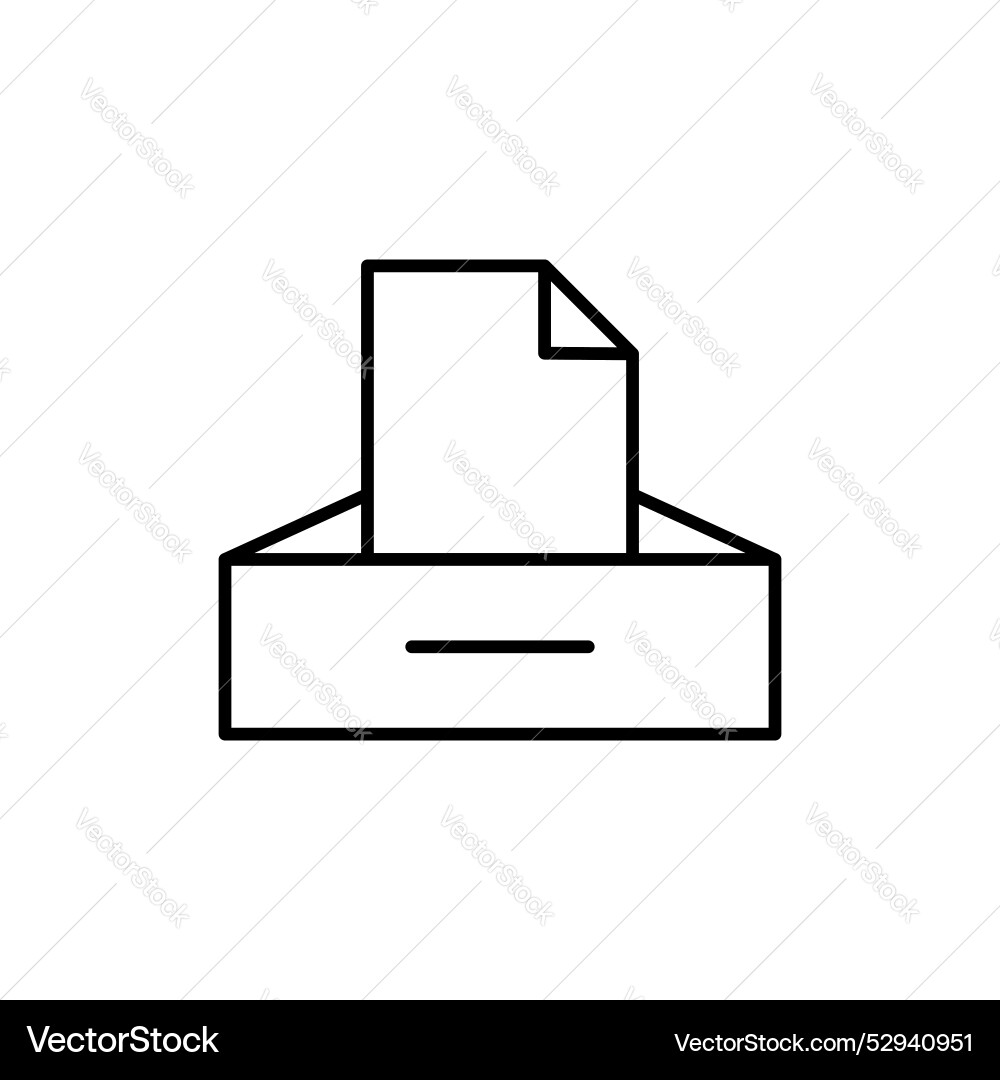 Archive icon set data file folder organize box Archive icon set data file folder organize box vector image