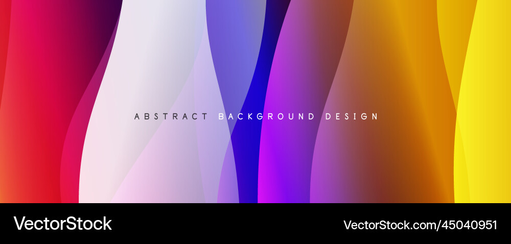 Fluid color gradients with dynamic wave line Vector Image