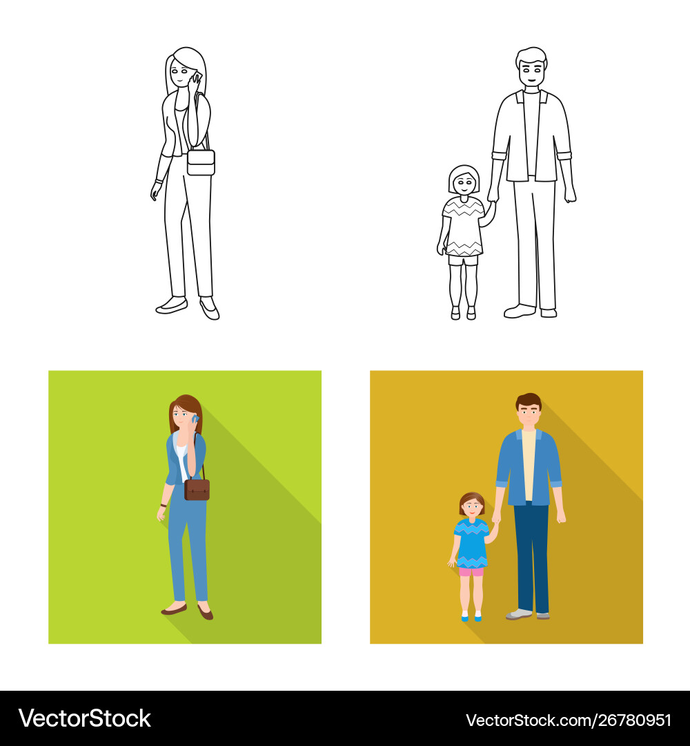 Isolated object character and avatar sign Isolated object character and avatar sign vector image