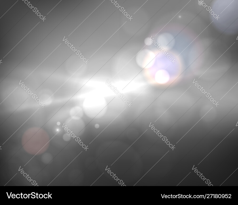 Abstract background with bokeh and lens flare Abstract background with bokeh and lens flare vector image