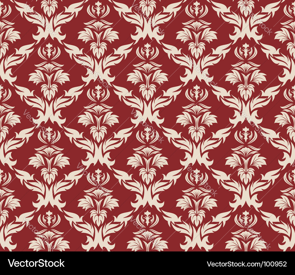 Damask pattern Vector Image