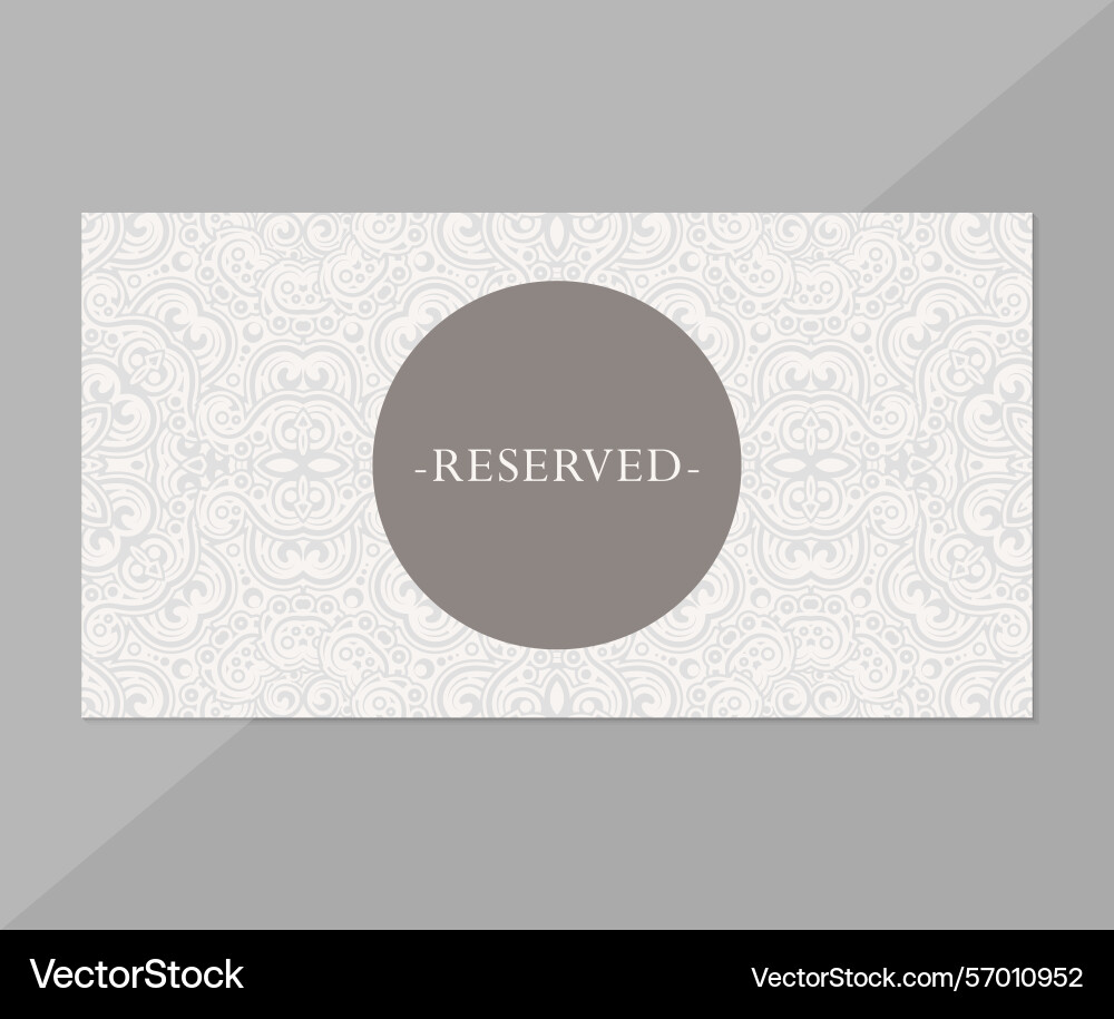 Elegant decorative pattern with circle shape Vector Image