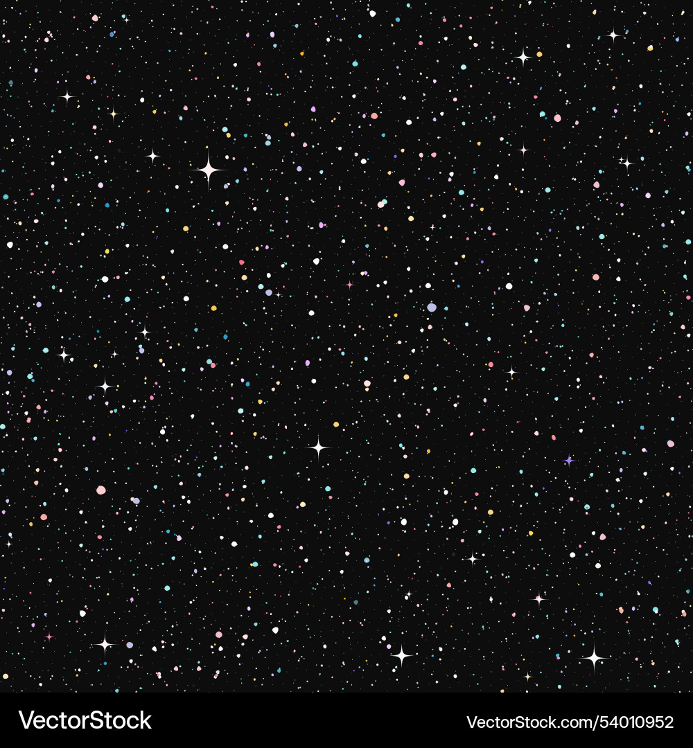 Infinite universe seamless texture Infinite universe seamless texture vector image