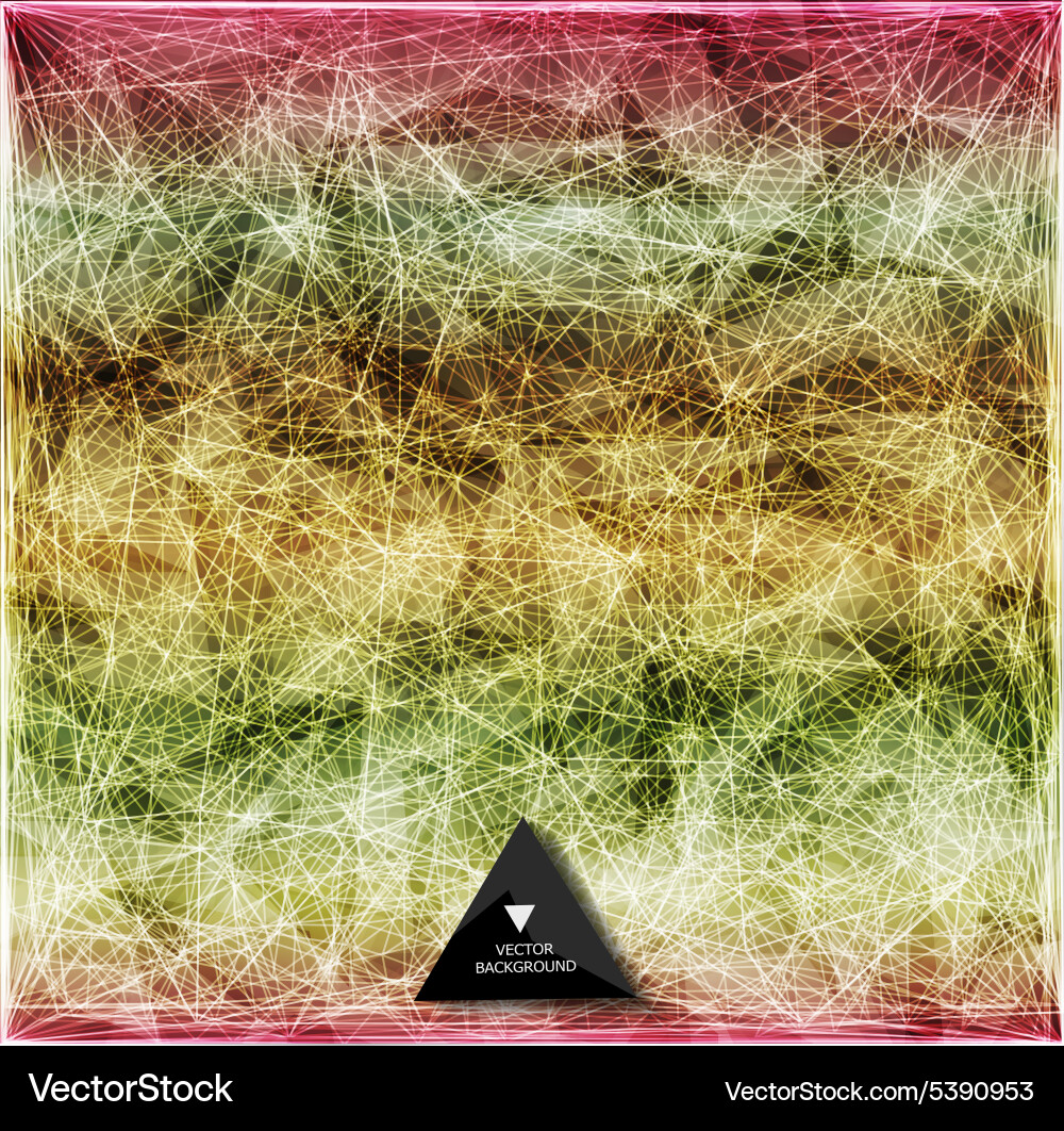 Abstract web background triangles vector image