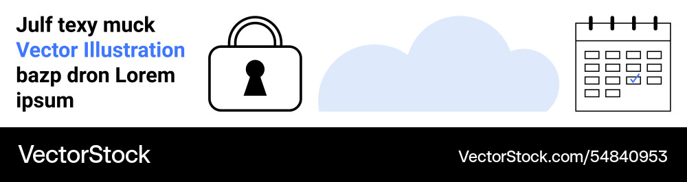Cloud storage security and scheduling layout Cloud storage security and scheduling layout vector image