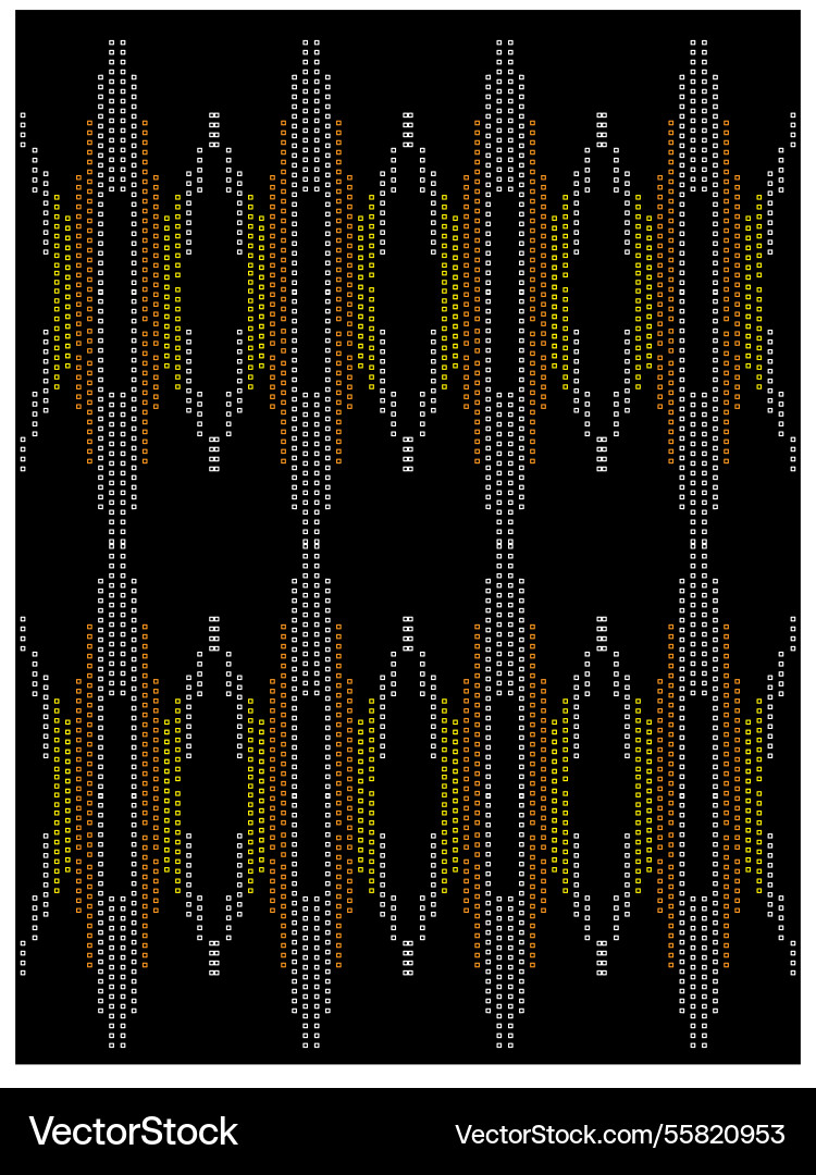 Dot and pixel print pattern Dot and pixel print pattern vector image