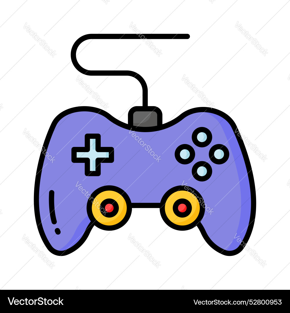 Game console or controller computer gaming Vector Image