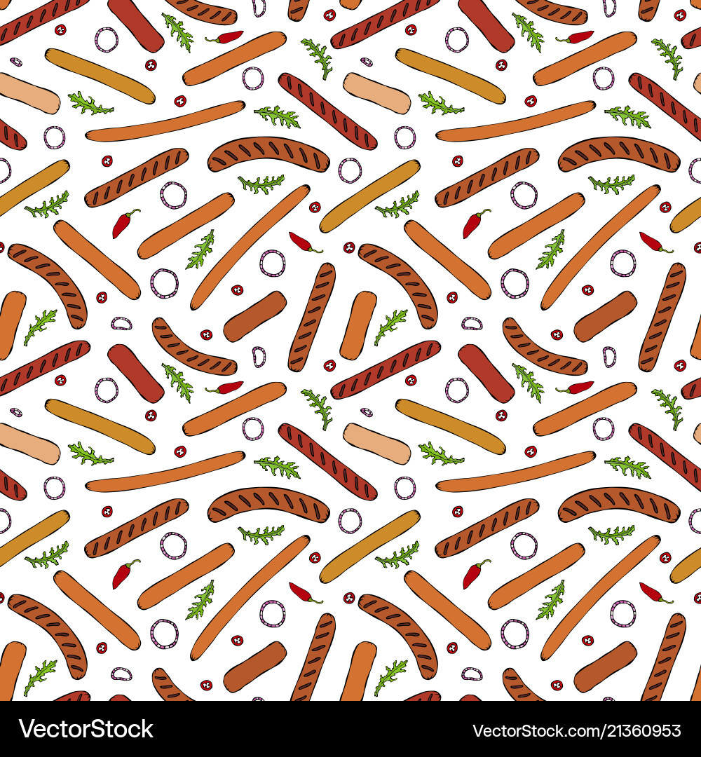 Seamless endless background pattern of different Seamless endless background pattern of different vector image