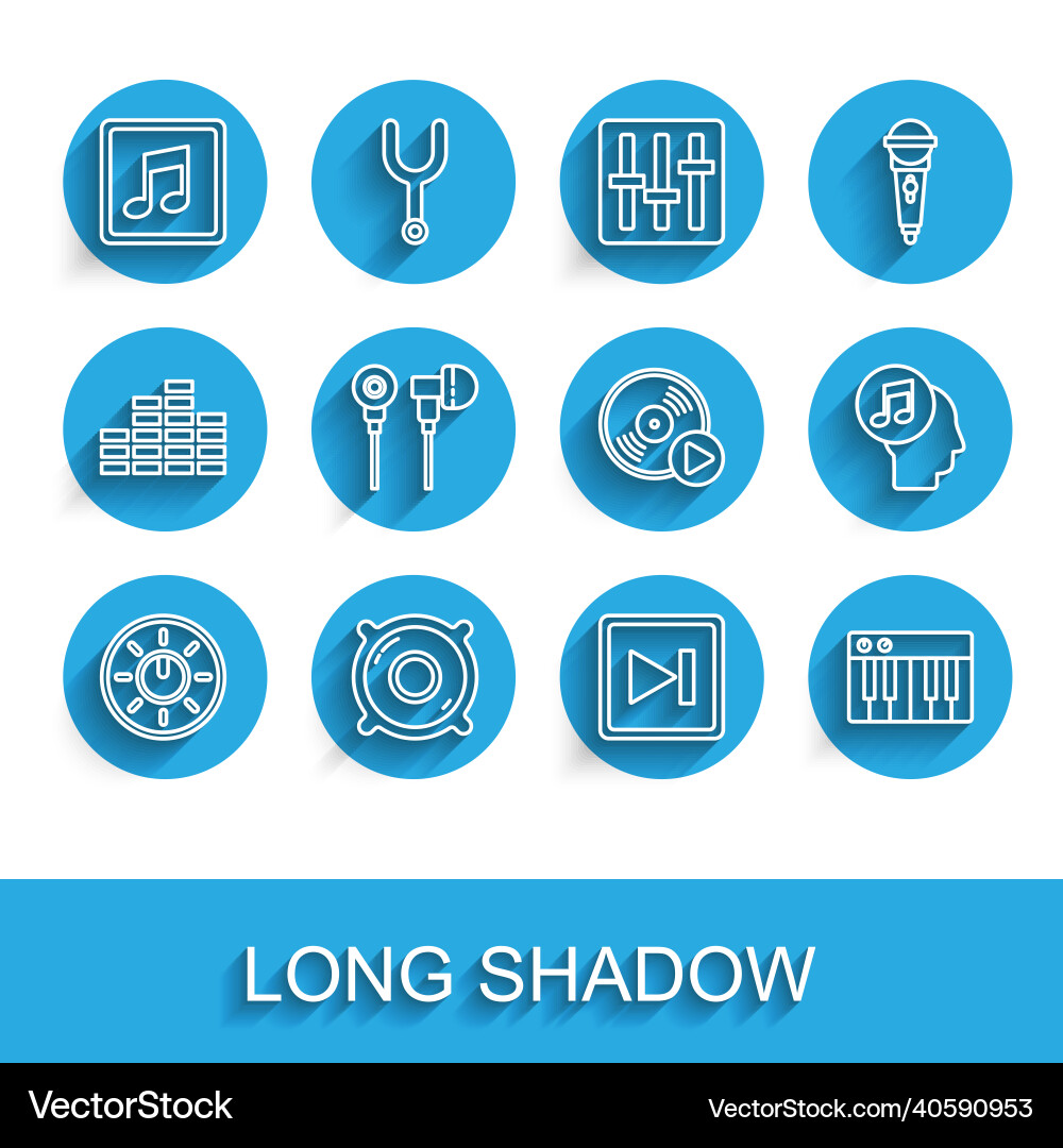 Set line dial knob level technology settings Set line dial knob level technology settings vector image