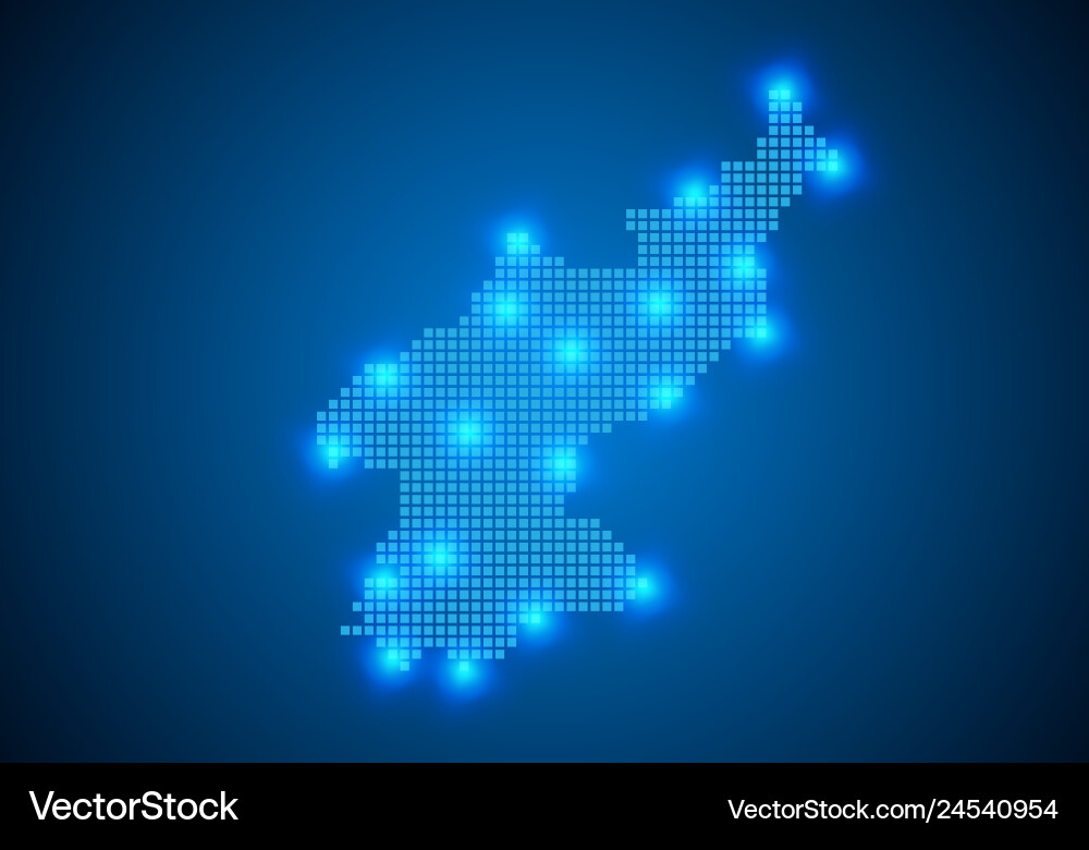 Abstract blue background with map internet line Abstract blue background with map internet line Vector Image