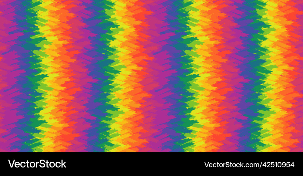 Abstract colorful seamless pattern with rainbow Abstract colorful seamless pattern with rainbow vector image
