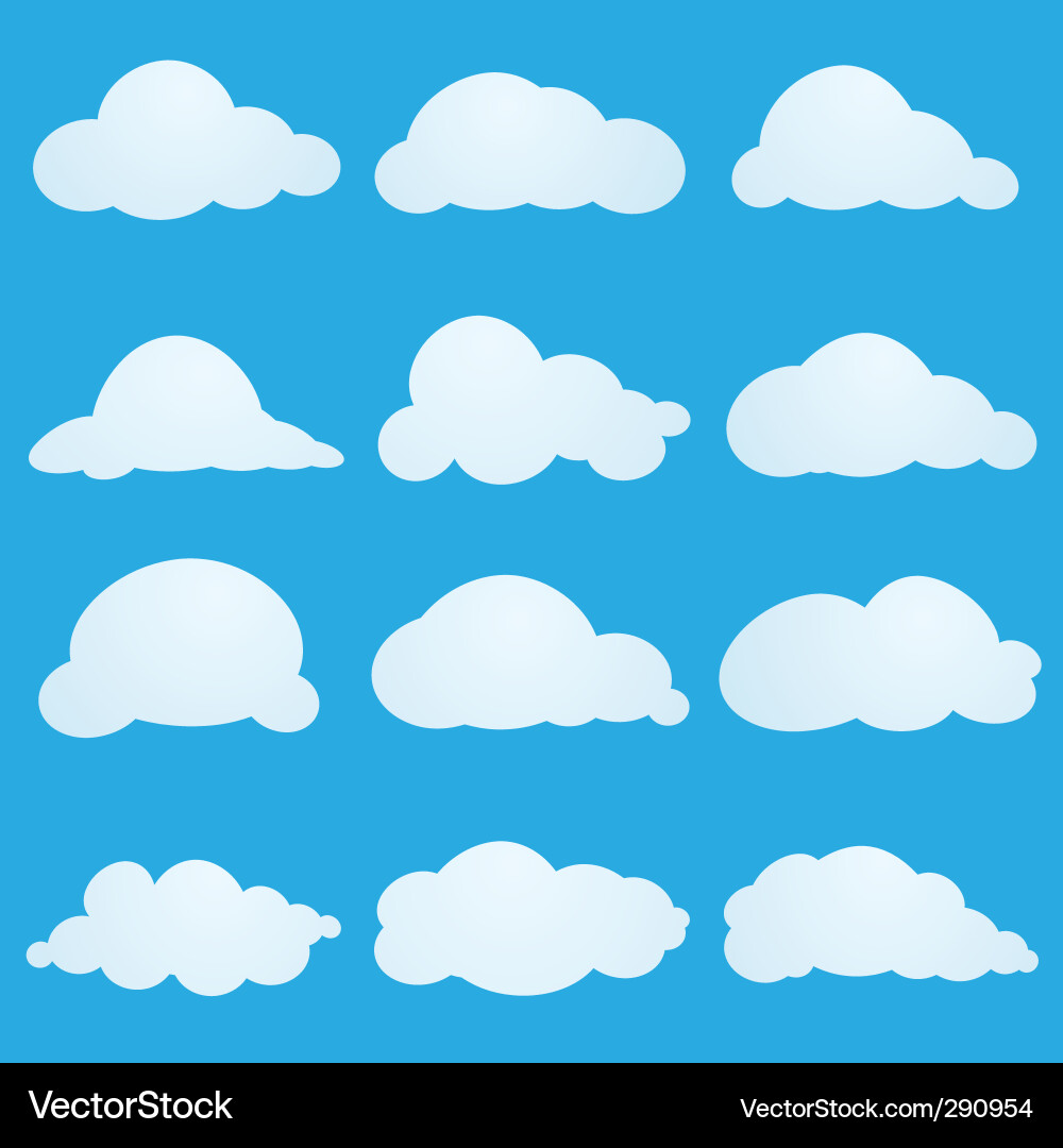 Beautiful Cloudscape Vector Image