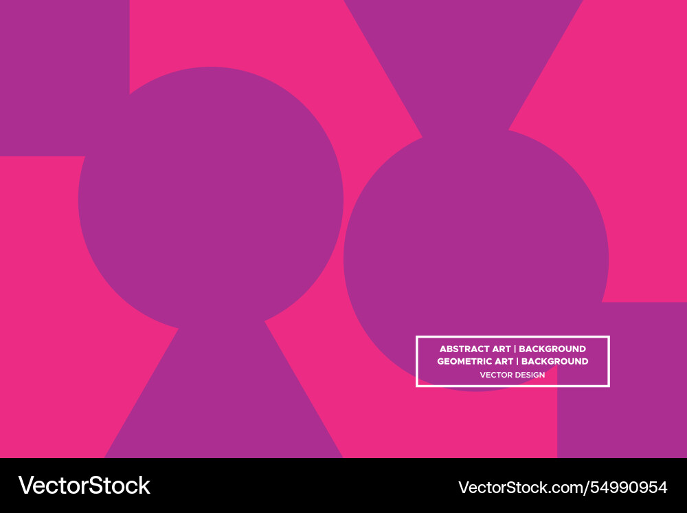 Circle and triangle shapes background vector image