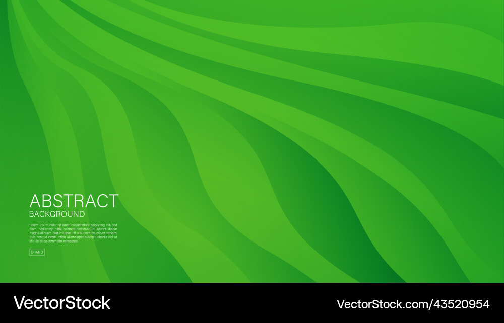 Green wave abstract background pattern Green wave abstract background pattern vector image