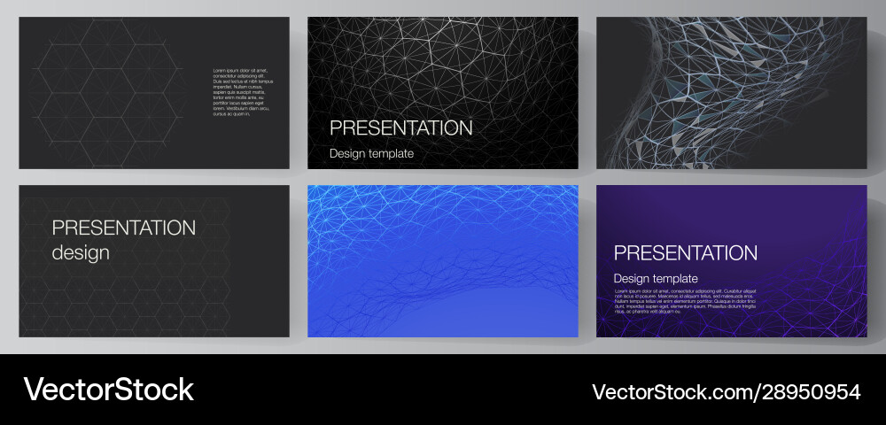 Layout presentation slides design Layout presentation slides design vector image
