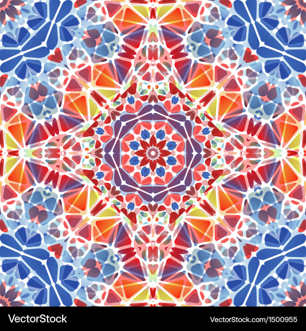 Abstract background with triangle pattern vector image