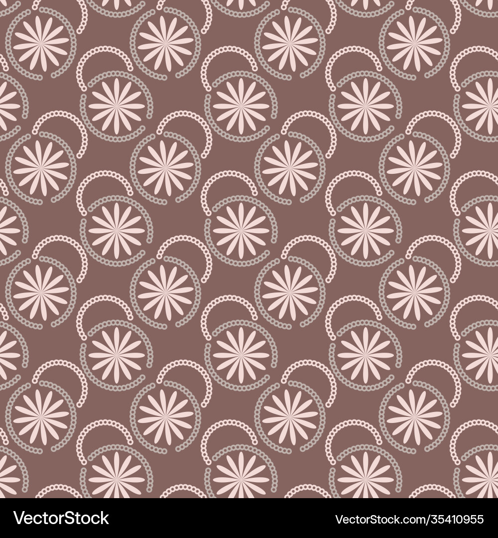 Seamless pattern with floral elements image Seamless pattern with floral elements image vector image