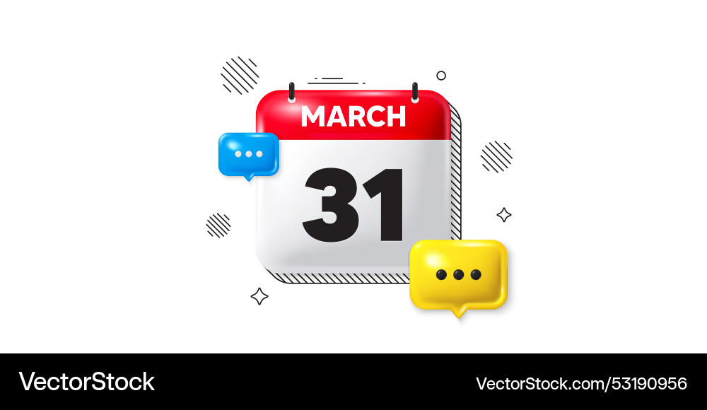 31th day of the month icon event schedule date 31th day of the month icon event schedule date vector image