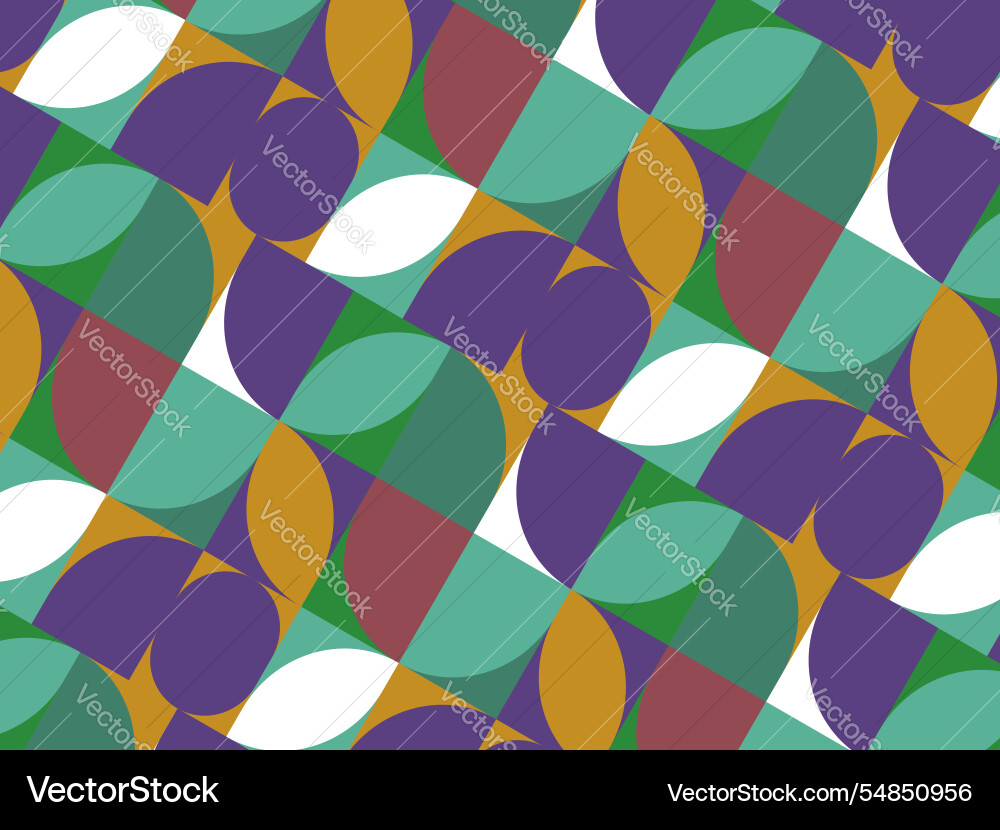 Abstract colorful leaf seamless background pattern Vector Image