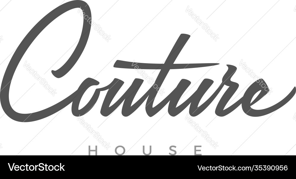 Couture Logo Design Couture Logo Design vektorbild